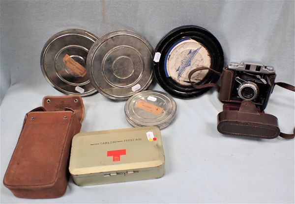 A VINTAGE 'TABLOID' FIRST-AID KIT