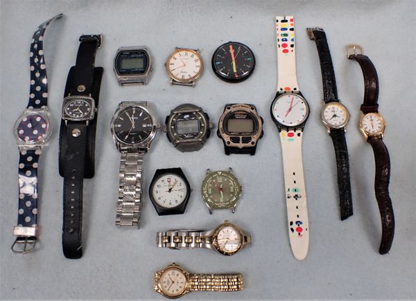 A COLLECTION OF QUARTZ WATCHES