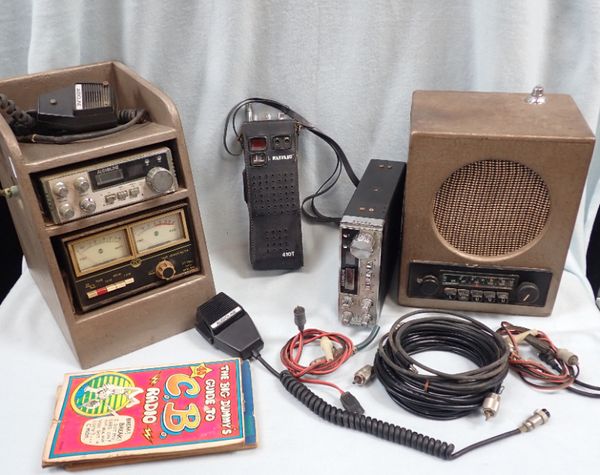 A COLLECTION OF CB RADIO EQUIPMENT