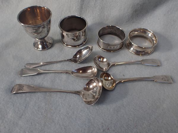 A COLLECTION OF SMALL SILVER