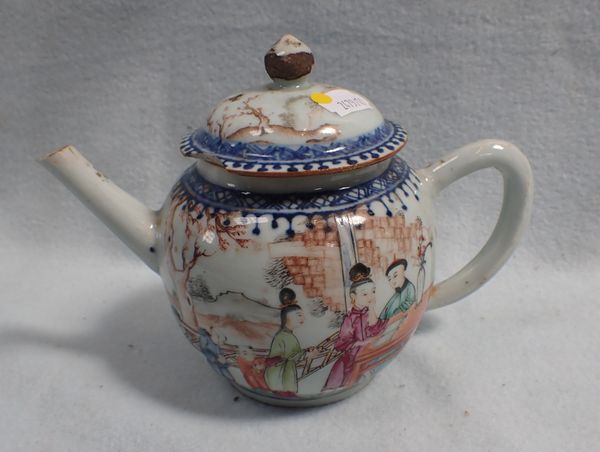 A CHINESE EXPORT TEAPOT