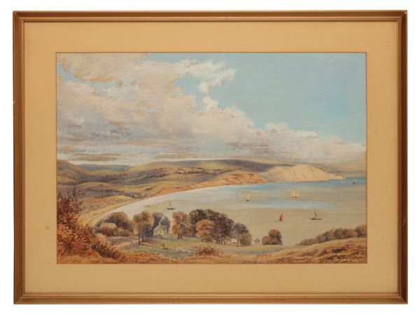 ENGLISH PROVINCIAL SCHOOL, 19TH CENTURY A view of Swanage Bay