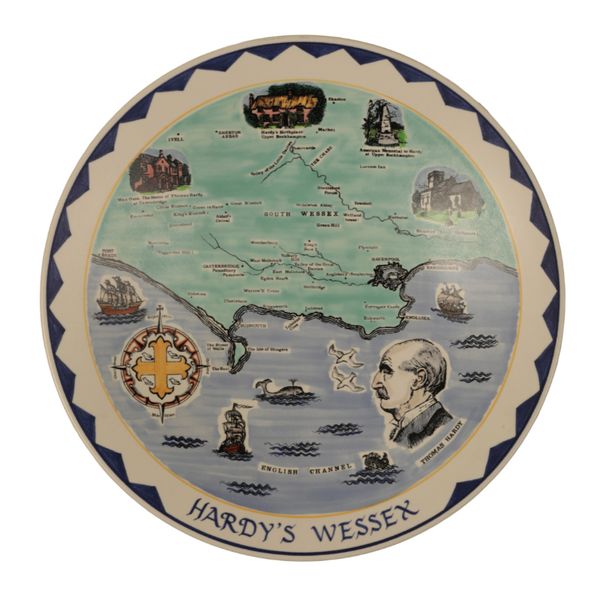 'HARDY'S WESSEX' A LIMITED EDITION POOLE POTTERY CHARGER