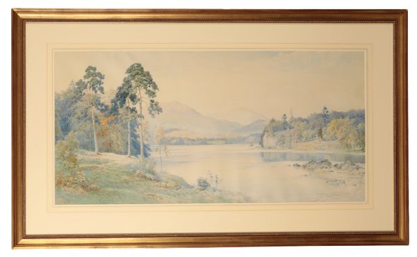 ELLIOT HENRY/HAIGH MARTEN (FL. 1886-1910) River Landscape