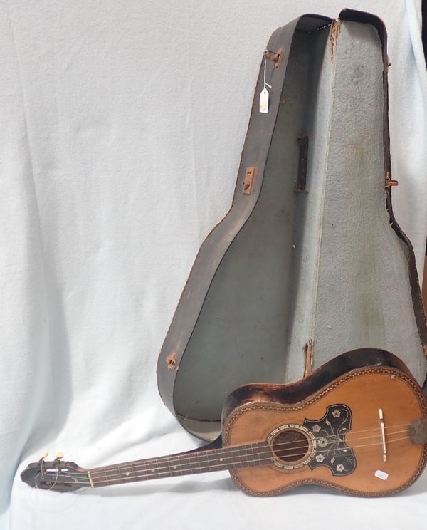 A 'MELODY' GUITAR, MODEL F. TENOR