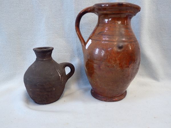 EARLY EARTHENWARE JUG