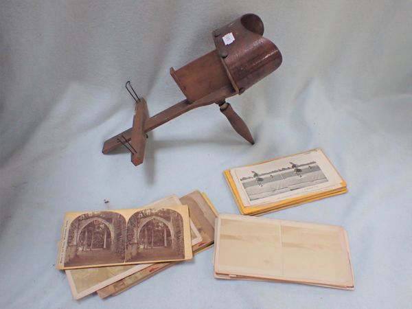 A SMALL COLLECTION OF STEREOSCOPE CARDS