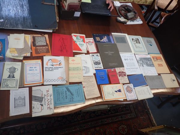 A COLLECTION OF OLD TRADE CATALOGUES AND SIMILAR EPHEMERA