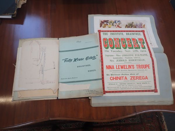 AN ALBUM OF CUTTINGS AND EPHEMERA