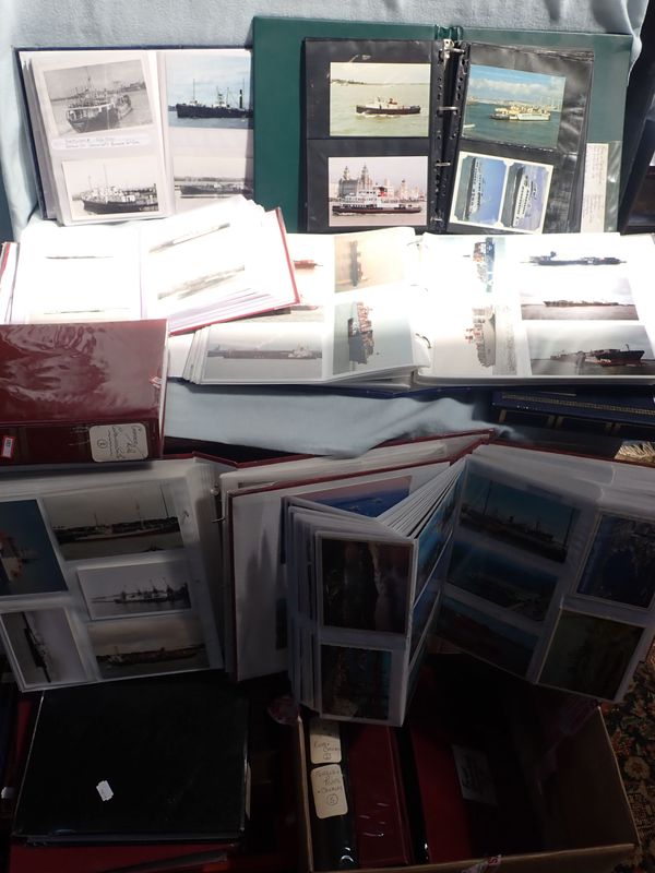 A LARGE QUANTITY OF MARITIME PHOTOGRAPHS  CONTAINED IN ALBUMS