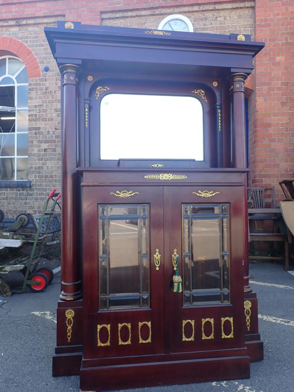 A FRENCH MAHOGANY BUFFET