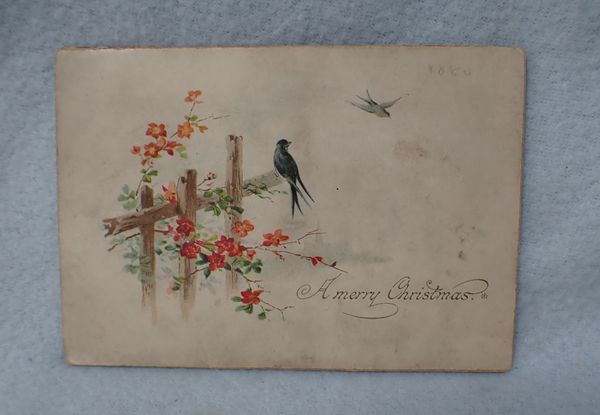 A VICTORIAN POP-UP MECHANICAL CHRISTMAS CARD