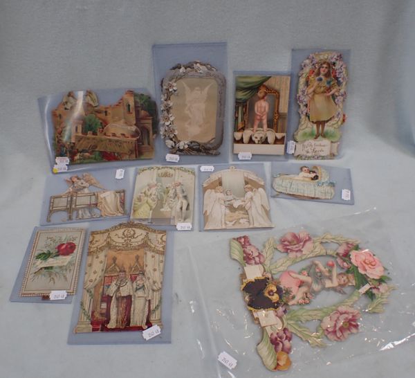 A COLLECTION OF VICTORIAN AND EDWARDIAN GREETINGS CARDS