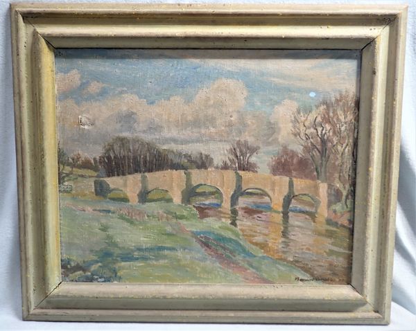 BERNARD VENABLES (1907-2001 ) 'SPRING SUN AT TESTON (1937)'