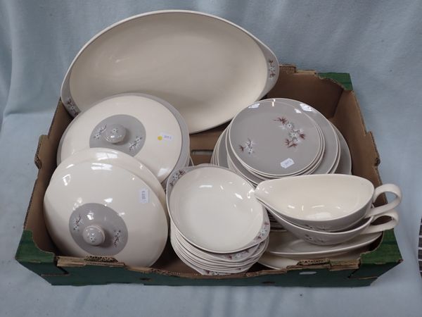 A ROYAL DOULTON 'FROST PINE' PART DINNER SERVICE