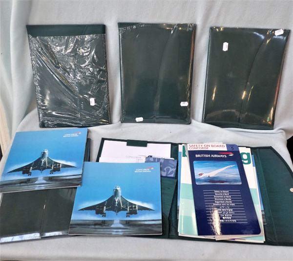 CONCORDE INTEREST: FIVE IN-FLIGHT PACKS