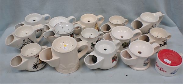 A COLLECTION OF SHAVING MUGS