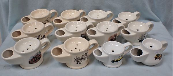 A COLLECTION OF WADE SHAVING MUGS