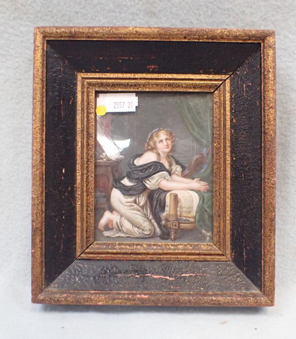 A 19TH CENTURY MINIATURE PAINTING