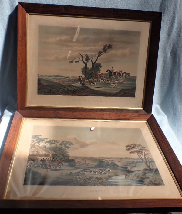 A PAIR OF 19TH CENTURY HUNTING PRINTS