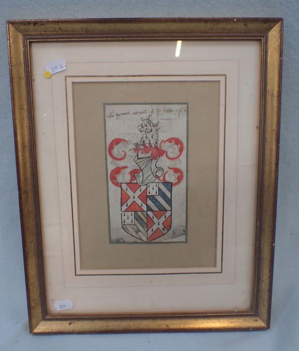 A PAINTED ARMORIAL