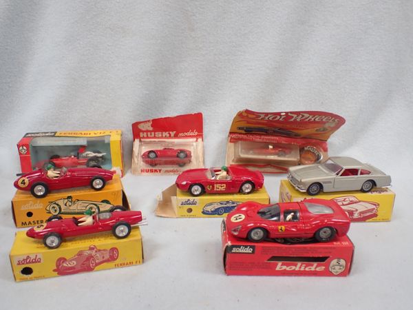 A COLLECTION OF SOLIDO TOY VEHICLES