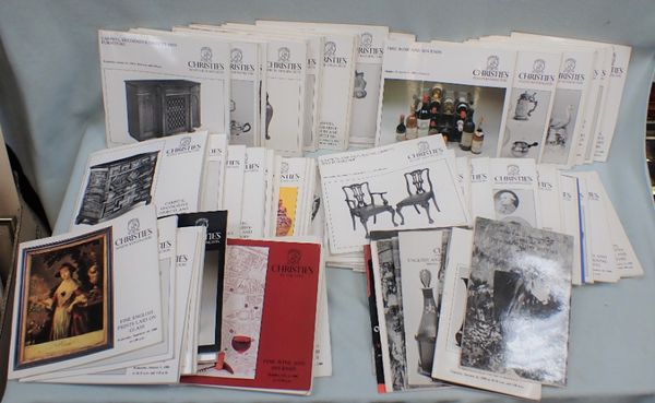 A QUANTITY OF CHRISTIE'S AUCTION CATALOGUES