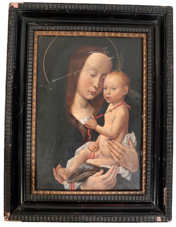 AFTER THE WORKSHOP OF HUGO VAN DER GOES (c.1430-1482) OR GERARD DAVID (c.1460-1523) 'Virgin and Child'