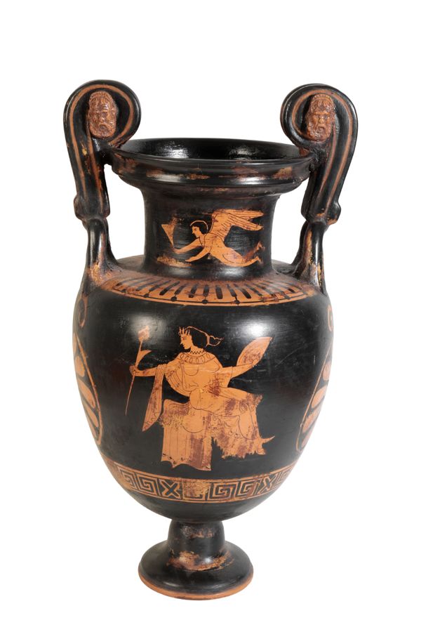 A LARGE ATTIC STYLE RED-FIGURE AMPHORA
