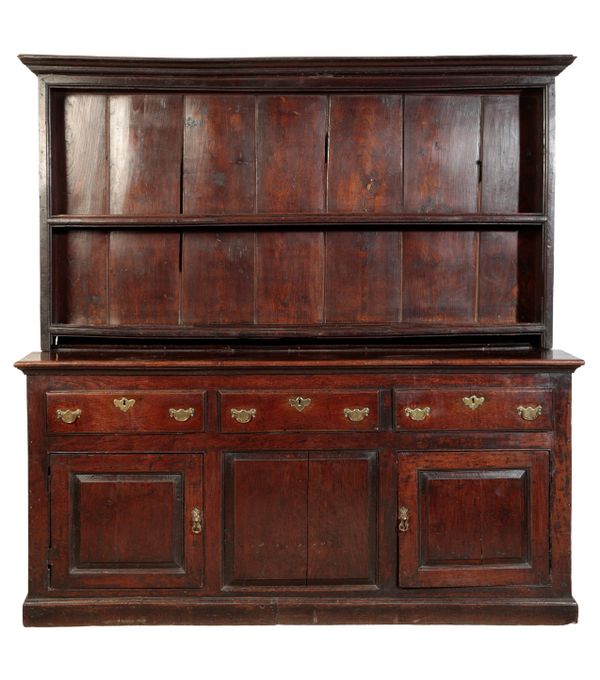 AN 18TH CENTURY OAK DRESSER