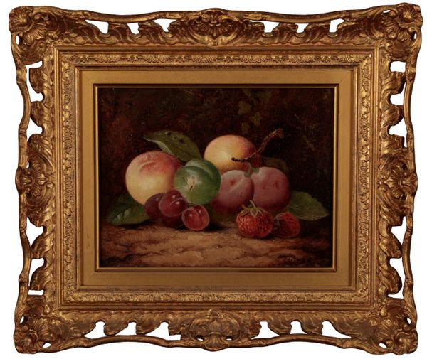 THOMAS JOSEPH HARPER (FL. 1881-1907) A still life study of fruit
