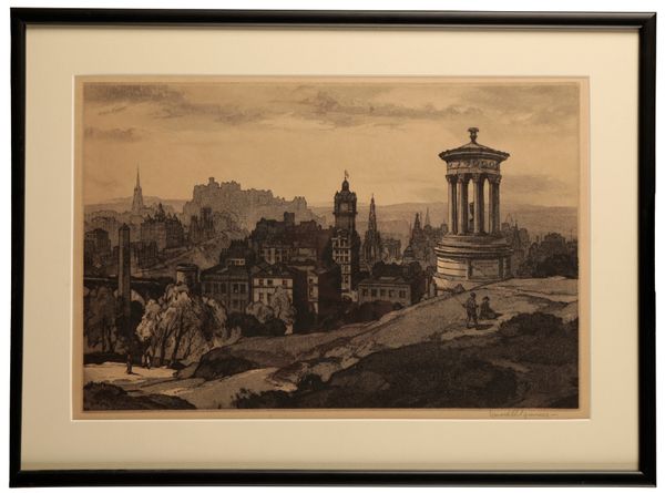 LEONARD RUSSELL SQUIRRELL (1893-1979) 'Edinburgh from Calton Hill'