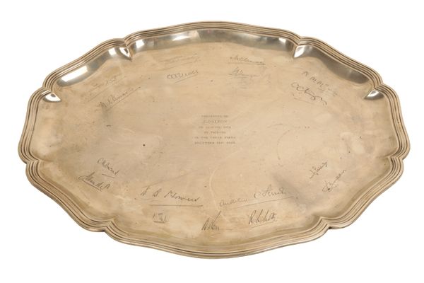 A DUTCH SILVER TRAY