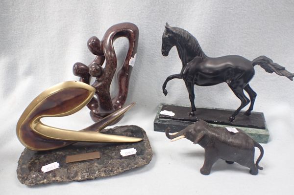 A COLLECTION OF SCULPTURES