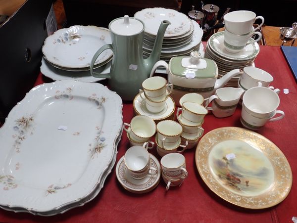 A QUANTITY OF DINNER, TEA AND COFFEE WARES