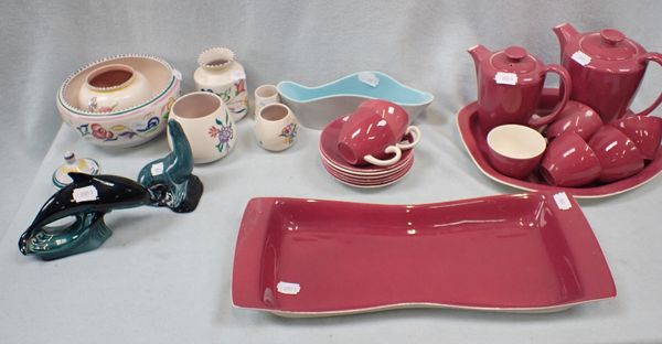 POOLE POTTERY: VARIOUS WARES