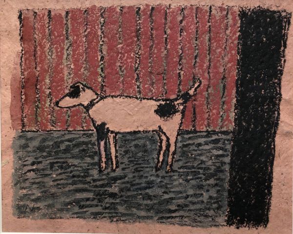 AMANDA VESEY (b. 1939) 'Dog (red) 2019'