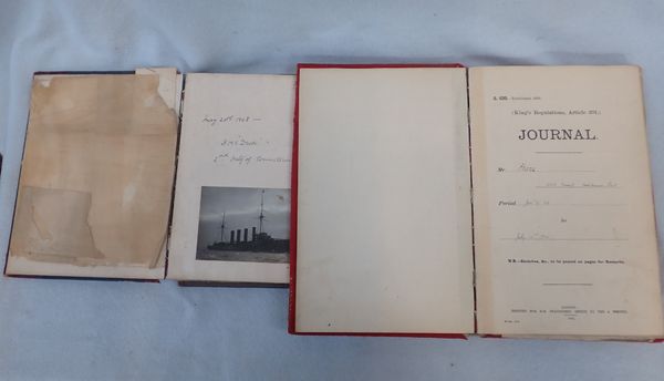 AN EDWARDIAN SHIP'S JOURNAL 1909-1910 'H.M.S TRIUMPH'