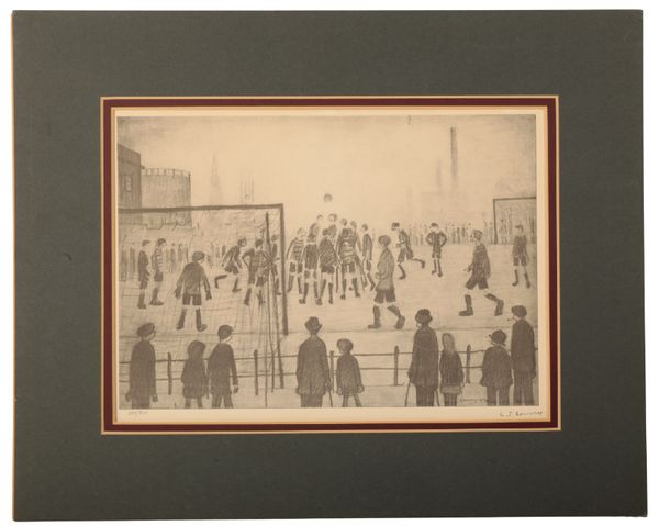 *LAURENCE STEPHEN LOWRY (1887-1976) 'The Football Match'