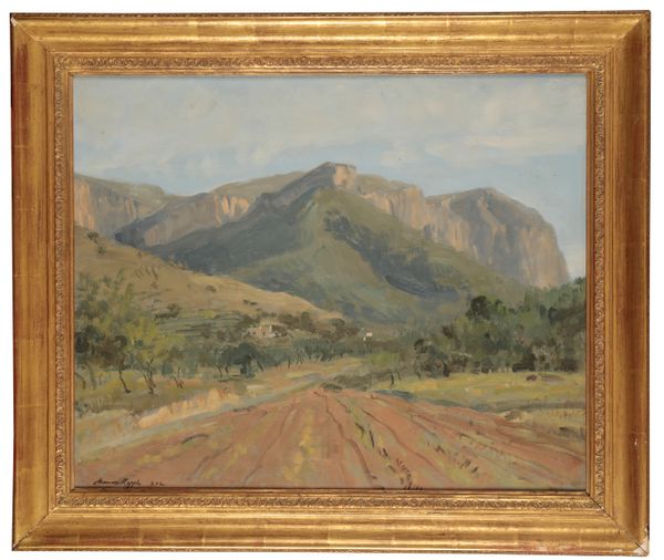 *NORMAN R. HEPPLE (1908-1994) 'Countryside behind Javea - Spain'