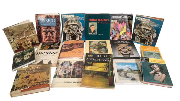 A QUANTITY OF BOOKS ON MEXICAN AND MESOAMERICAN ART AND ARTISTS