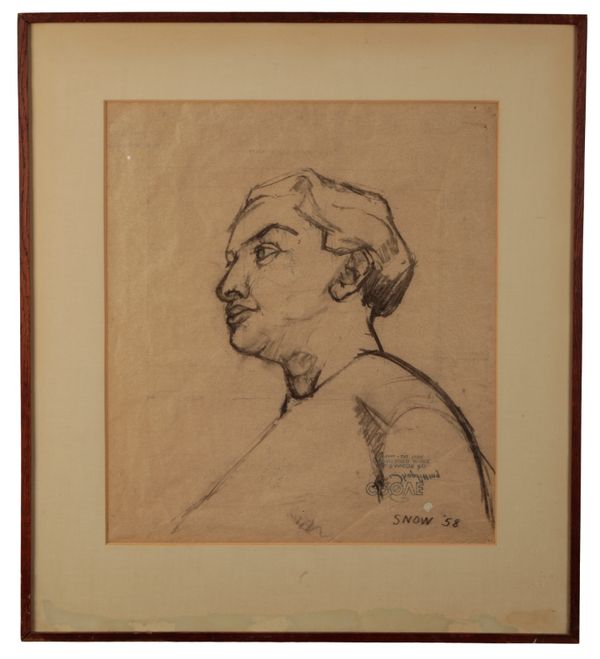 PETER SNOW (1927-2008) Head and shoulders portrait