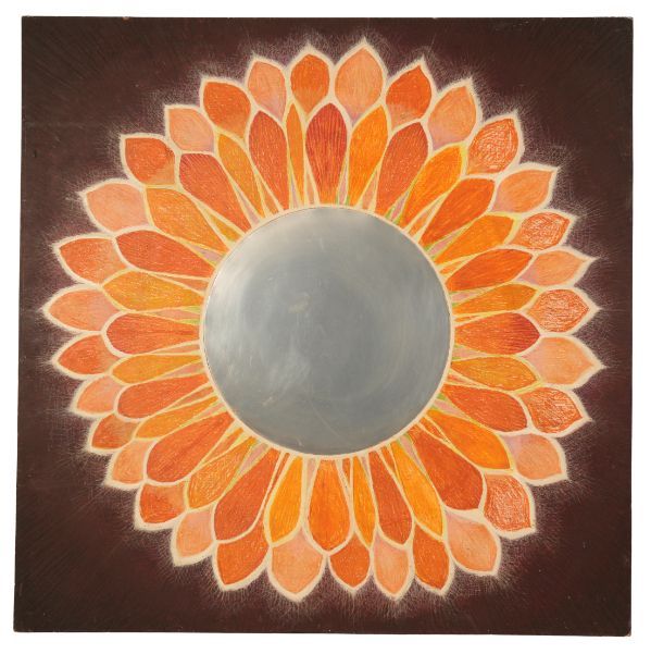 PETER SNOW (1927-2008) 'Aztec Mirror (Orange)'