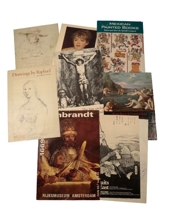 A FOLIO OF ART EXHIBITION POSTERS