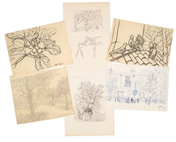 PETER SNOW (1927-2008) A FOLIO OF DRAWINGS AND PRINTS