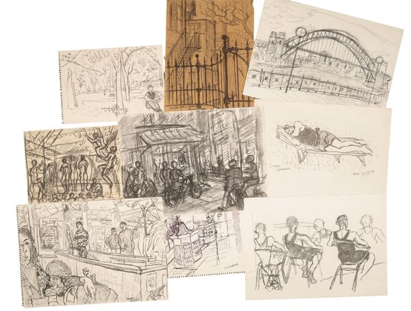 PETER SNOW (1927-2008) A FOLIO OF SKETCHES
