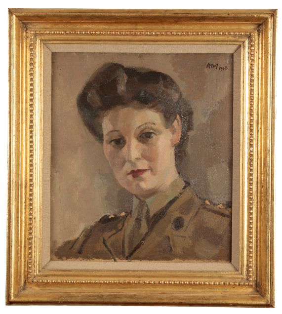 *CHARLES MCCALL (1907-1989) 'A.T.S. Officer at No. 6 Formation College, 1945'