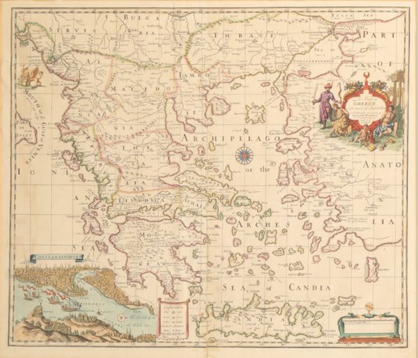 JOHN SENEX (1678-1740) 'A MAP OF GREECE WITH PART OF ANATOLIA'
