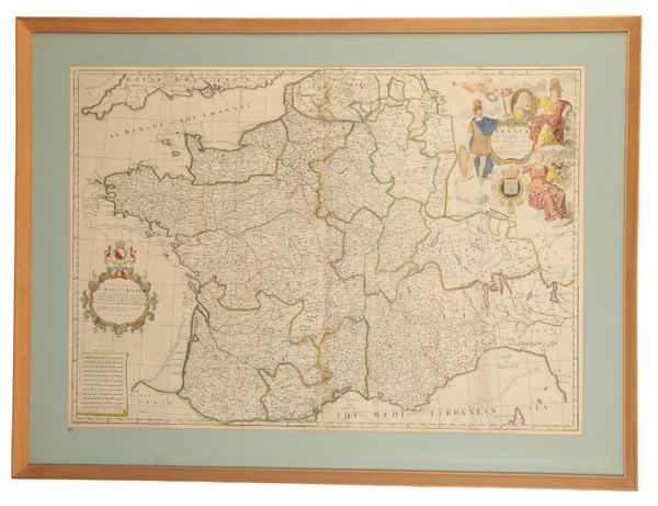 JOHN SENEX (1678-1740) A MAP OF FRANCE