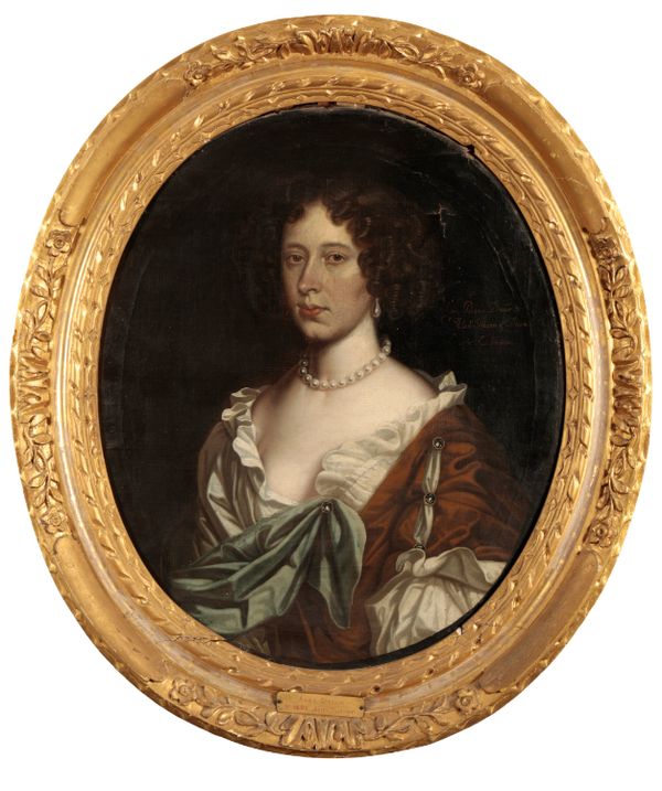 CIRCLE OF MARIA VERELST (1680-1744) A portrait of a lady identified as Anna Gibson,